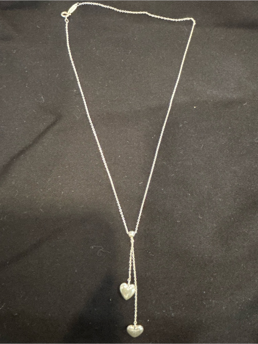 Tiffany & Co. Double Heart Lariat Necklace - Picture 7 of 7